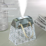 “Crystal Glow: USB Desktop Humidifier & Aromatherapy Light”