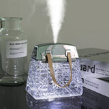 “Crystal Glow: USB Desktop Humidifier & Aromatherapy Light”