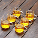 Kung Fu Tea Cup Simple Magnetic Tea Brewing Maker Glass Tea Set