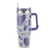 40OZ Stainless Steel Diamond Insulated Cup With Large Capacity