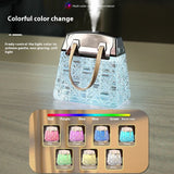 “Crystal Glow: USB Desktop Humidifier & Aromatherapy Light”