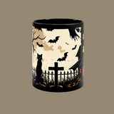 Coffee Mug - Halloween Spooky Design - 11oz