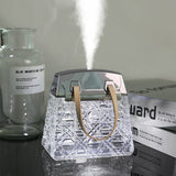 “Crystal Glow: USB Desktop Humidifier & Aromatherapy Light”